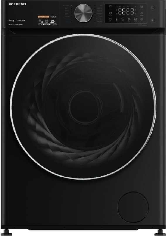 غساله فريش فول اتوماتيك 8 ك 1200 لفة اسود  I  5000016433