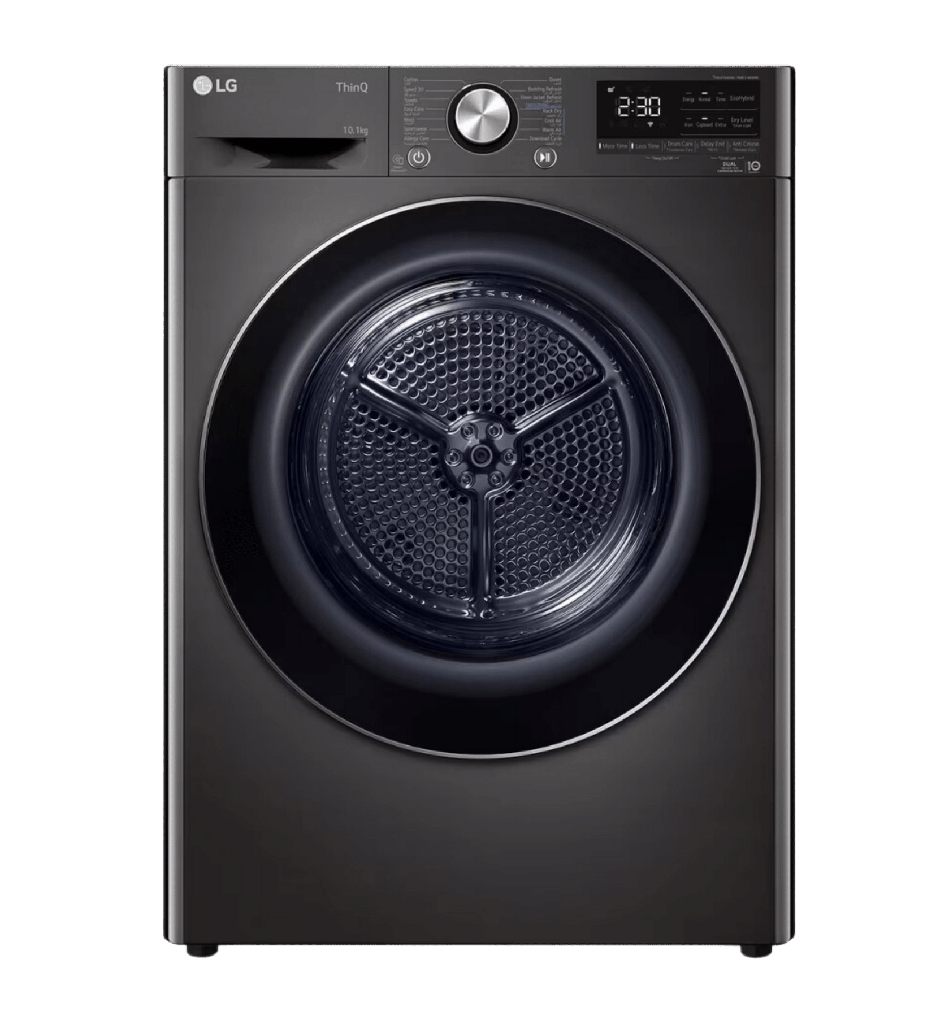 مجفف ال جي 10 ك RH10V9JV2W  بلاك استيل كوري