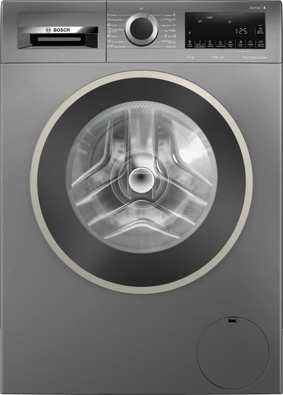 غساله بوش فول اتوماتيك 10 ك الجيل الرابع 1400 لفه جراى WGA254ZREG