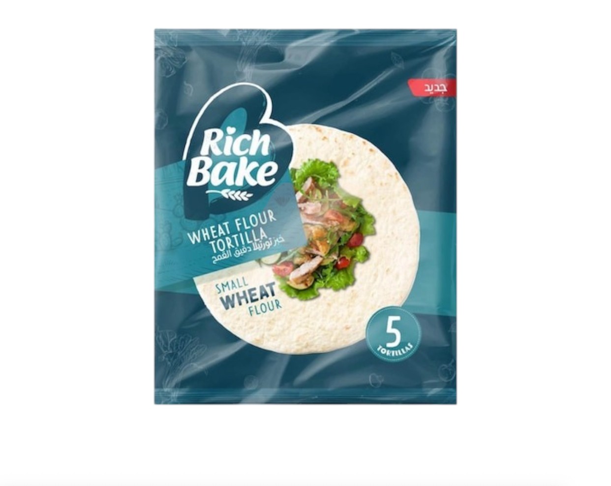 ريتش بيك خبز تورتيلا دقيق القمح صغير ٥ قطع