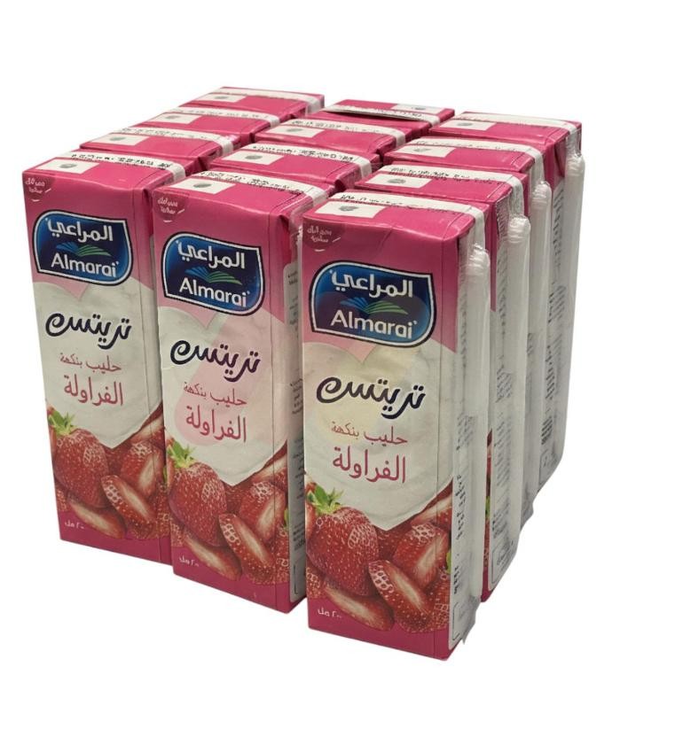 المراعي محلي فراوله 200 مل علبه 27 قطعه