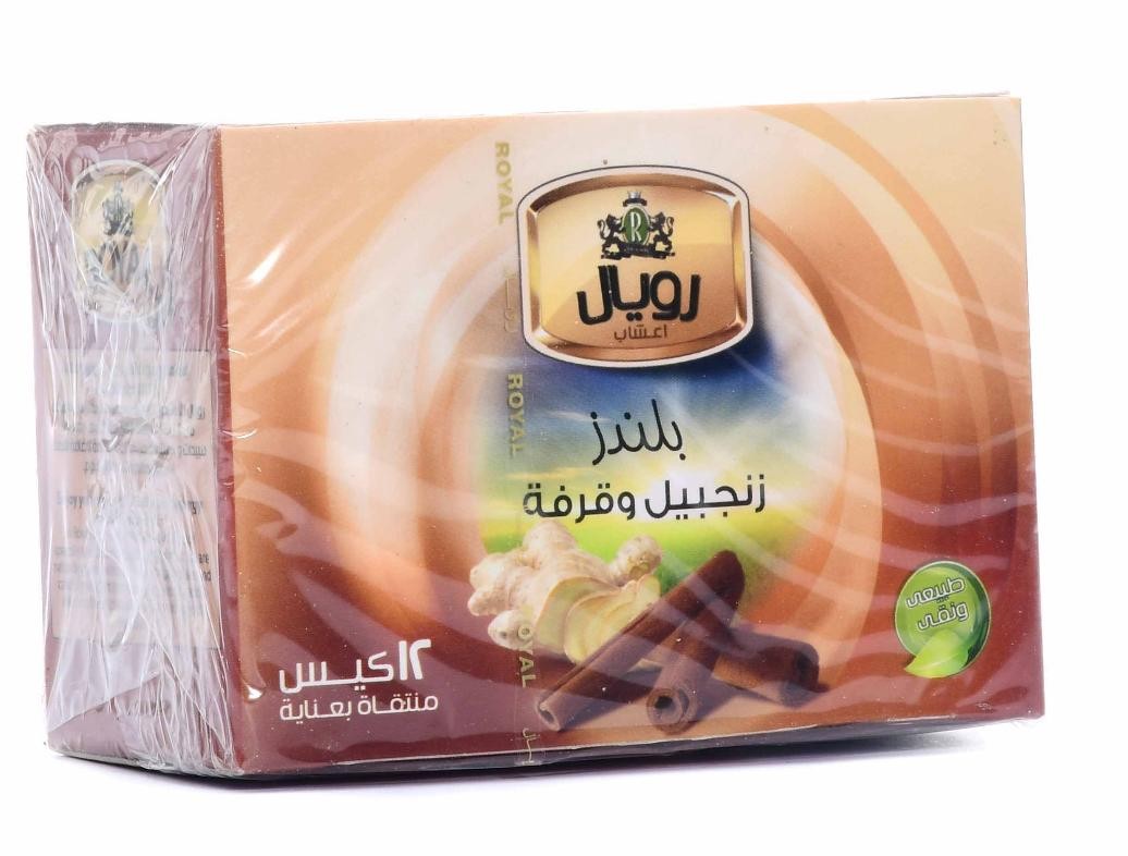 رويال زنجبيل بالقرفه 12 فتله
