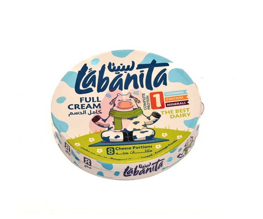 لبنيتا جبن مثلثات سنجل ٨ قطع