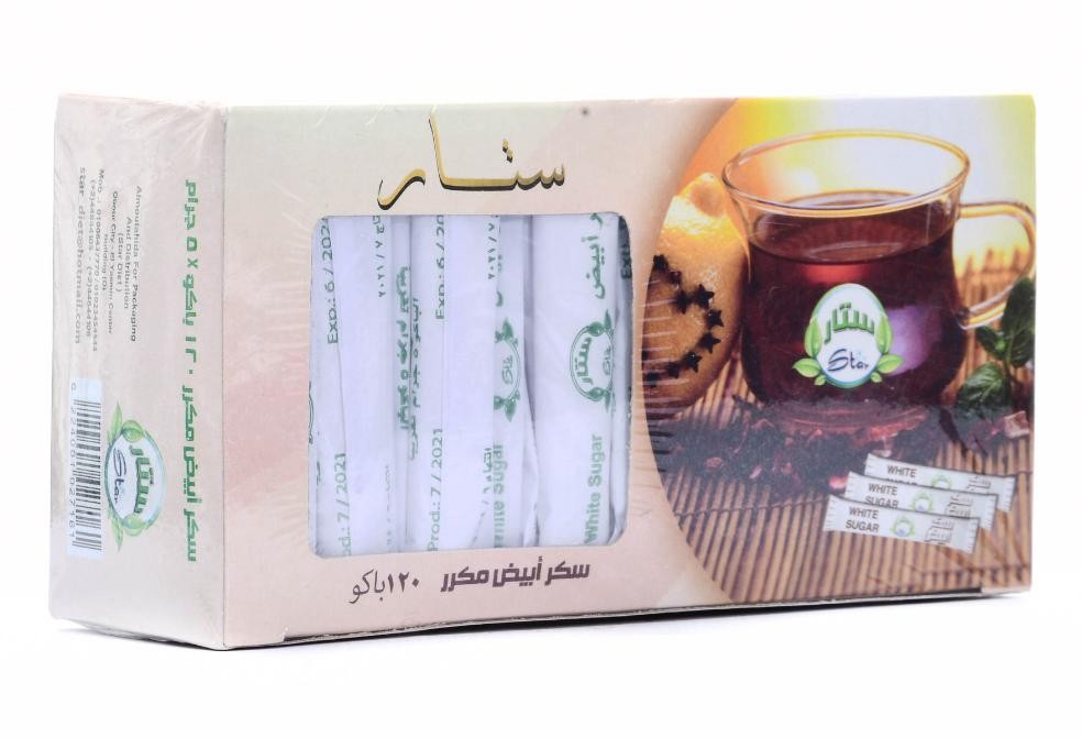 ستار دايت سكر ابيض 120 ظرف