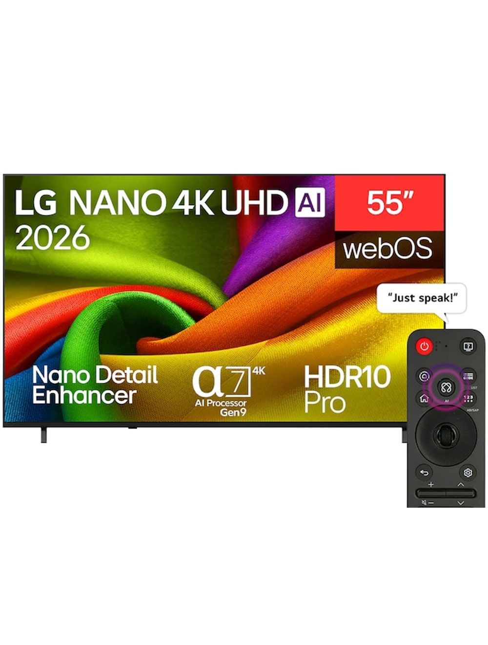 شاشه ال جي 55" SMART NANO 4K 55NU840B6LA LG